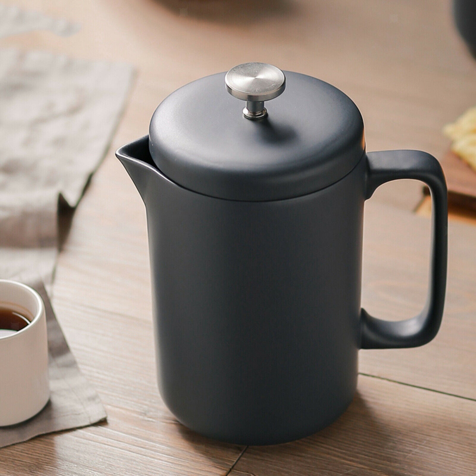 French Press Coffee Maker for Good Coffee and Tea Office Camping Rust-Free