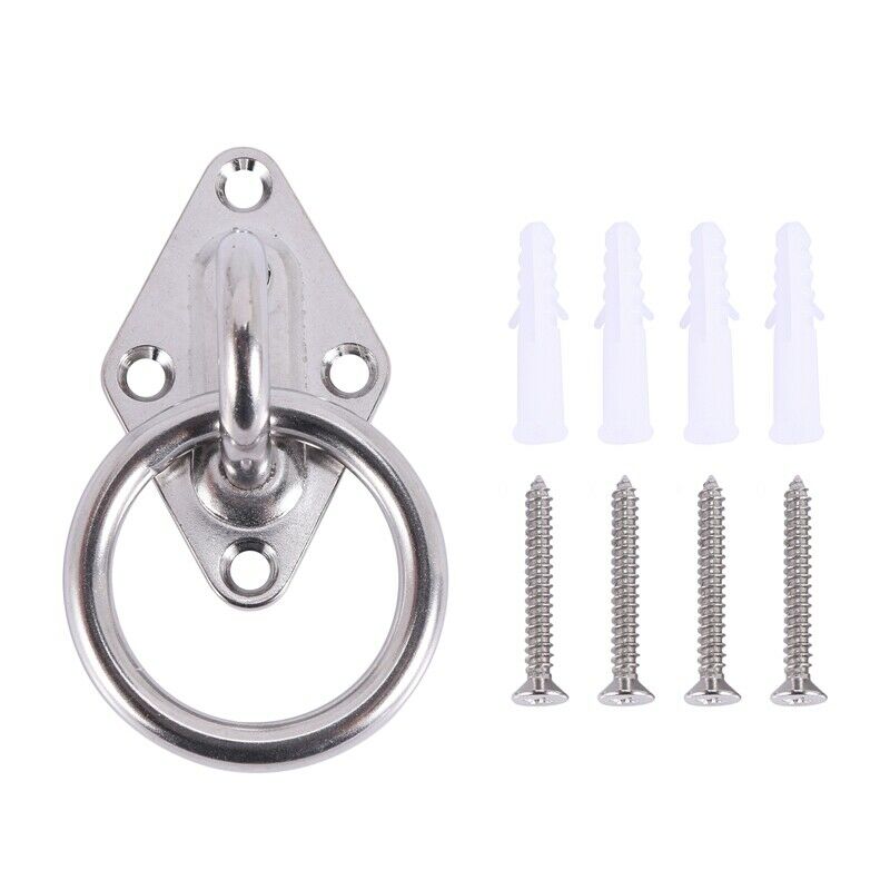 80Mmx50Mm Mounting Hook For Wall Or Ceiling With Round  Stainless Steel - BracT8