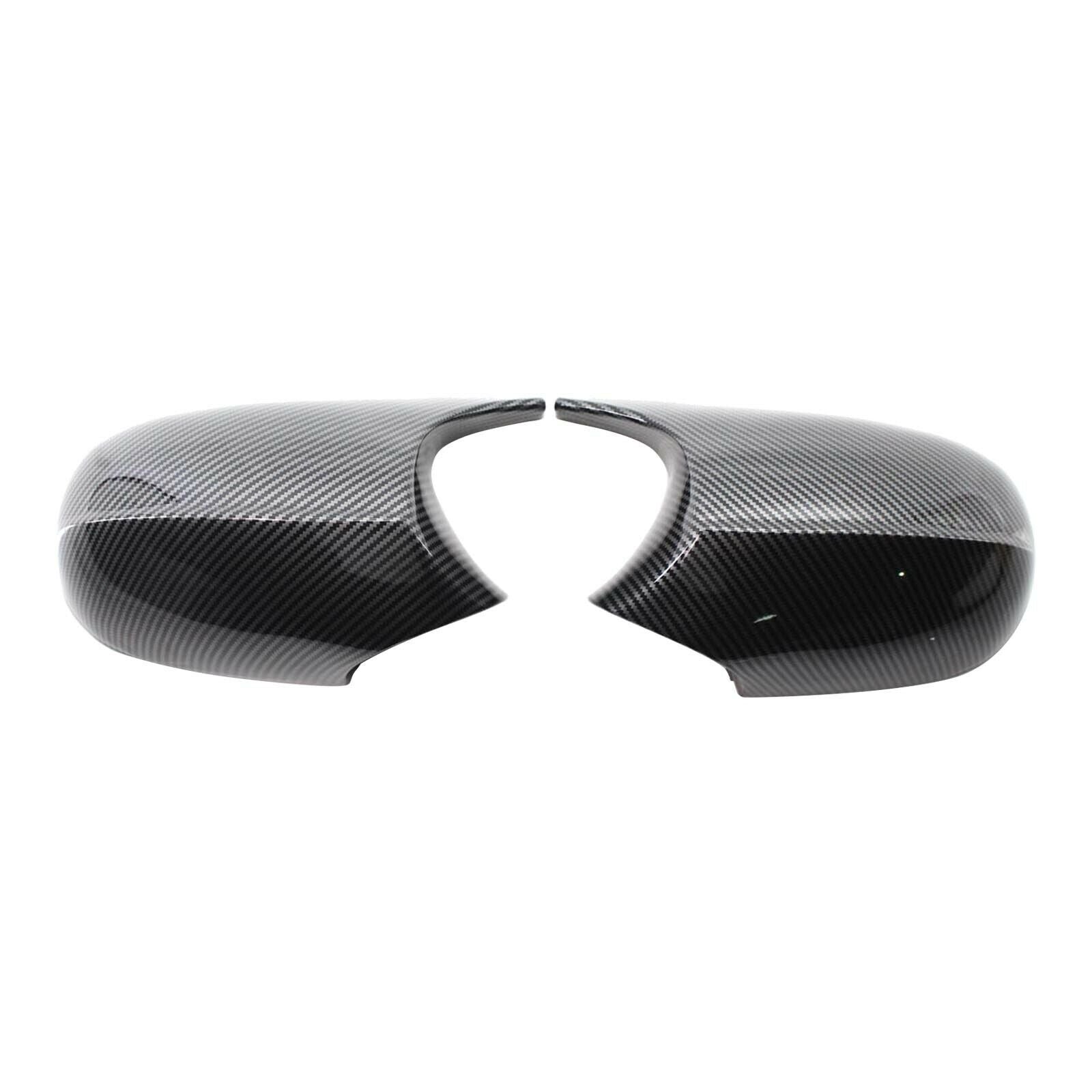 2x M3 Style Side Mirror Rear View Covers Replaces for BMW E90 E91 E92 E93