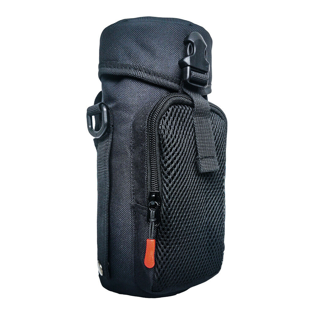 Oxford Cloth Water Bottle Holder Kettle Carrier & Shoulder Strap for Hiking