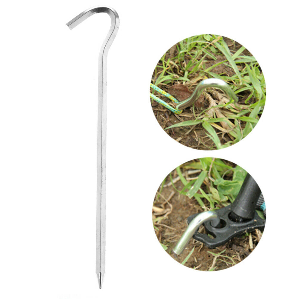 10Pcs/SET Tent pegs Aluminum Alloy Tent nail Tent Stake Nails Ground Pin DD