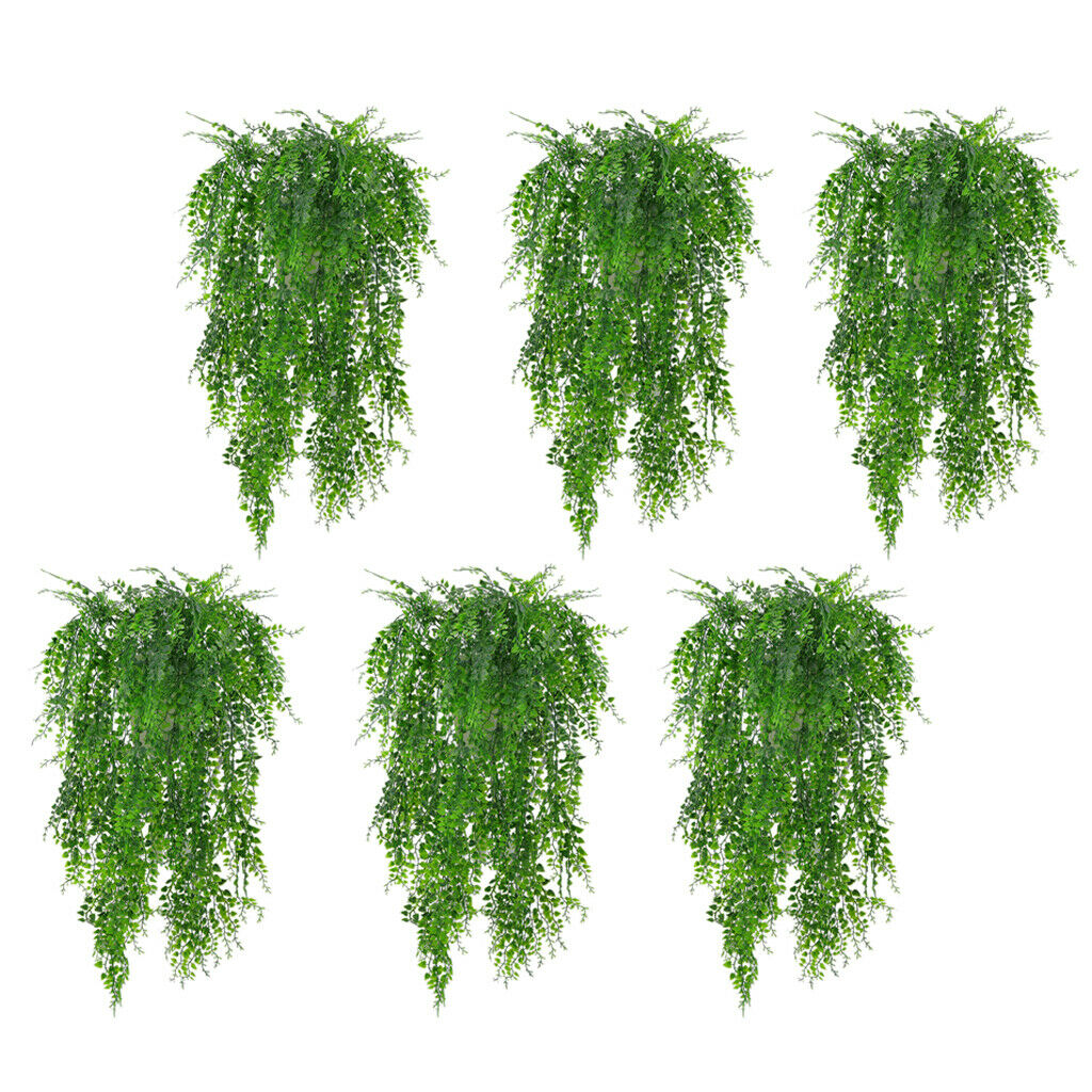 6pcs Artificial Trailing Ivy Garlands Vine Plant Garden Wedding In/ Outdoor 75cm