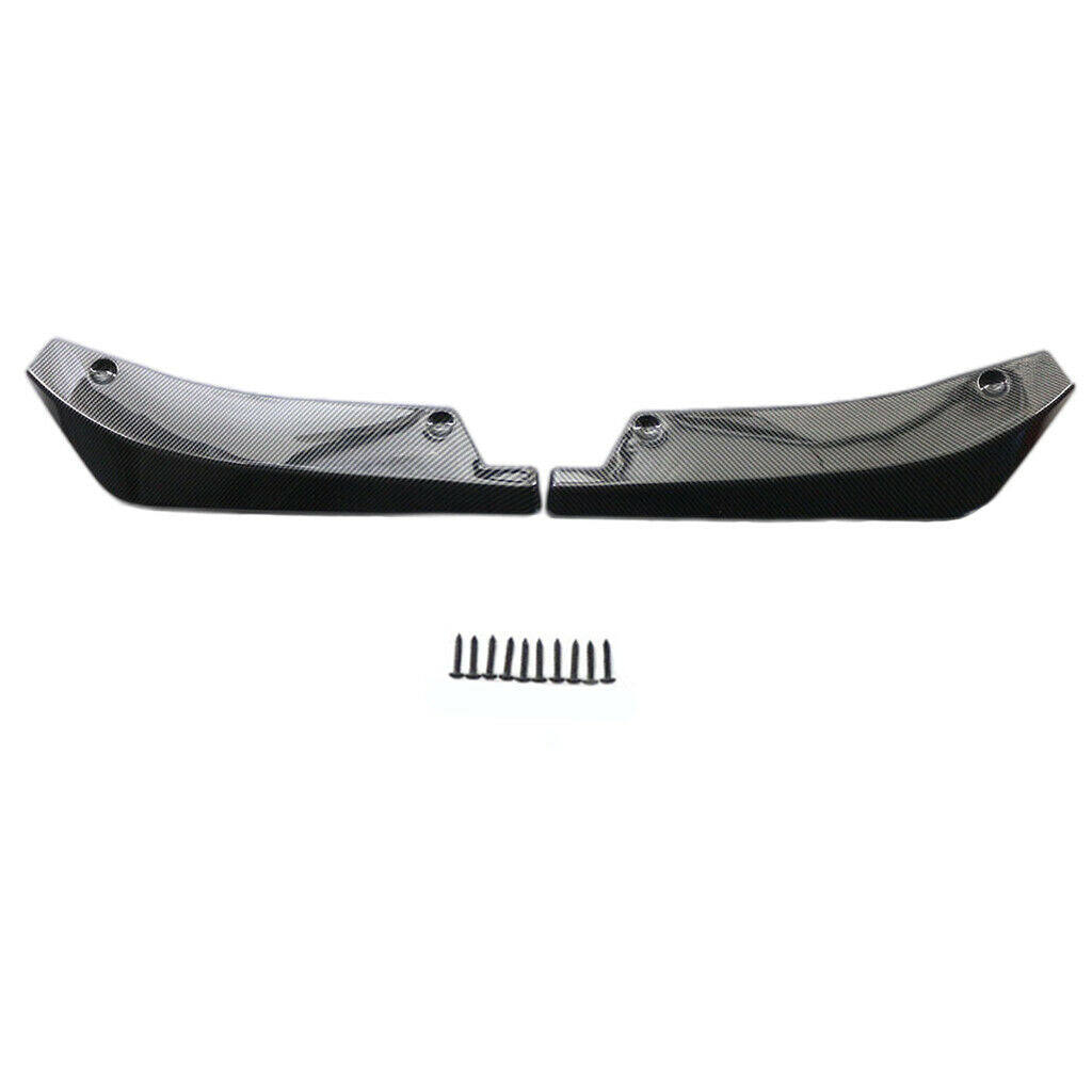 1 Pair Rear Bumper Spoiler Wing Universal Canard Protector Spare Parts