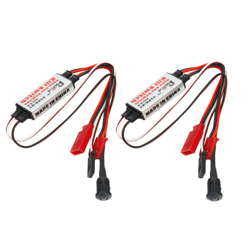 2pcs Opto Gas Engine Kill Switch Flameout for RC Airplane DLE Ignition Parts