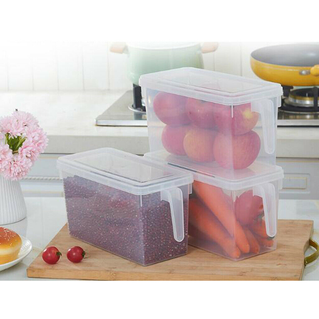 Refrigerator Storage Box Container Fridge Crisper Food Egg Organizer Holder