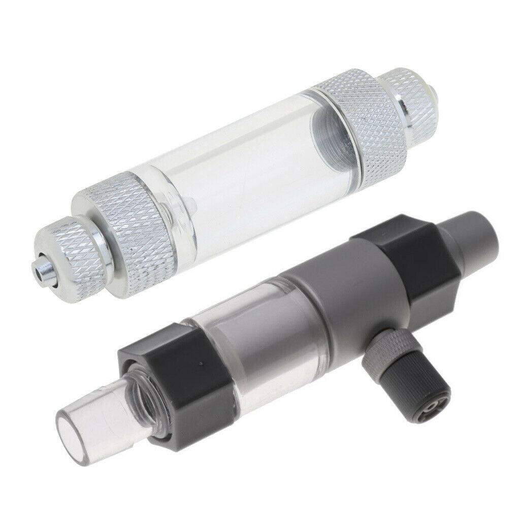 2 Pcs Aquarium Diffuser Regulator With Plants Tank CO2 Bubble Counter