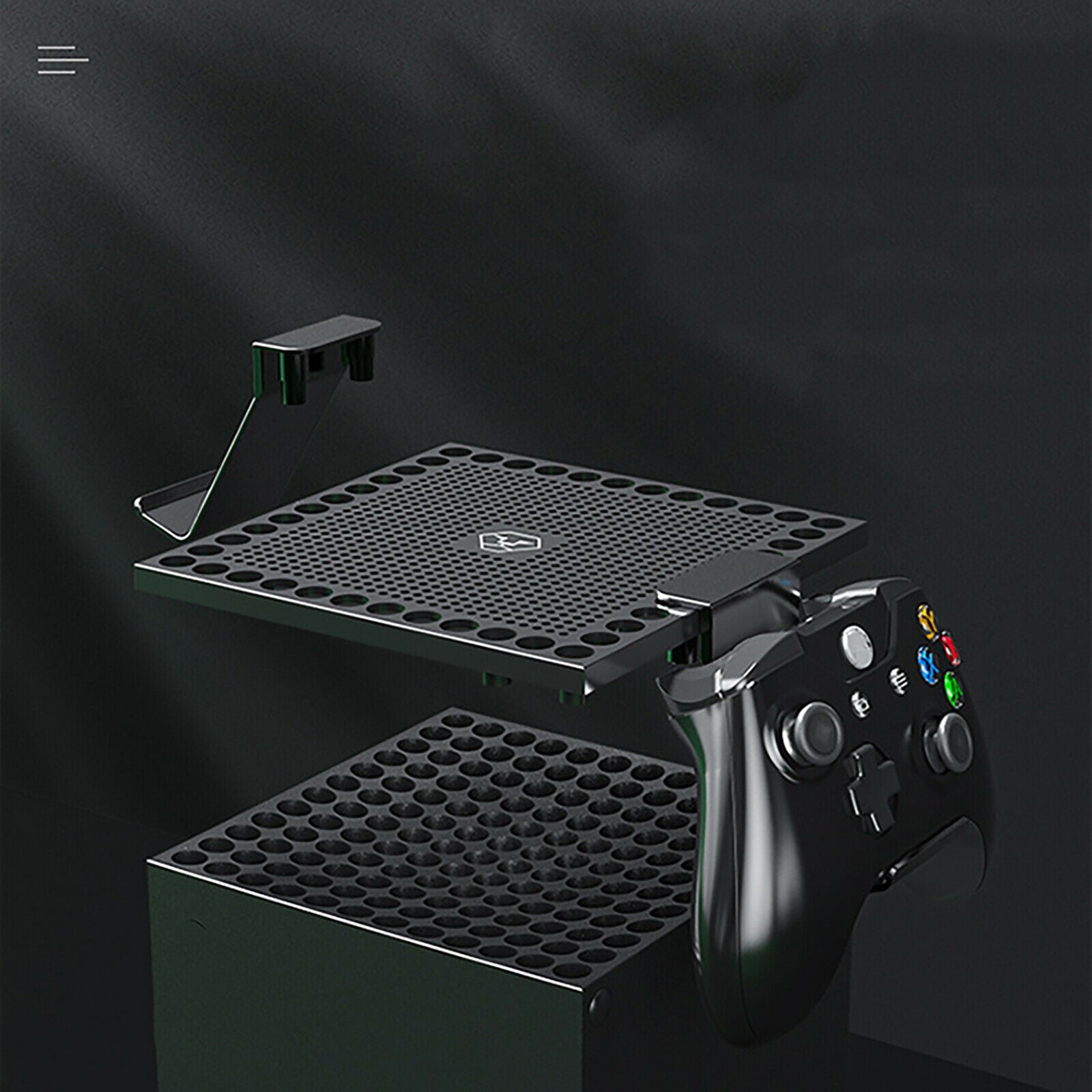 For X box Series Host/Handle Heat Dissipation Dust Cover& Handle Hooks ZAU