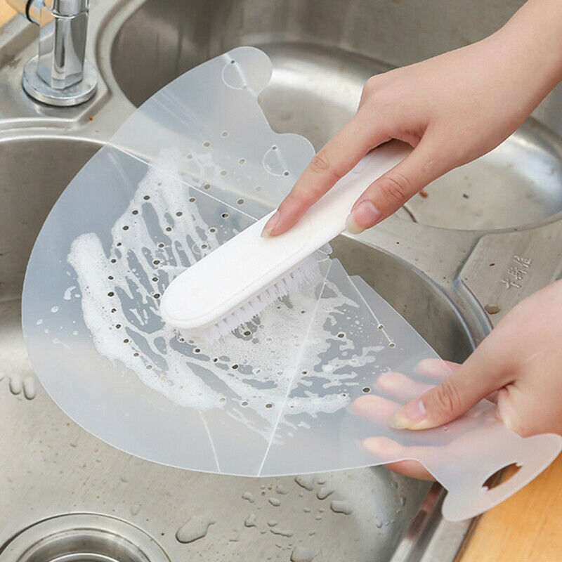 Kitchen Drain Sink Strainer Filter Food Catcher Foldable Anti-Blocking.l8