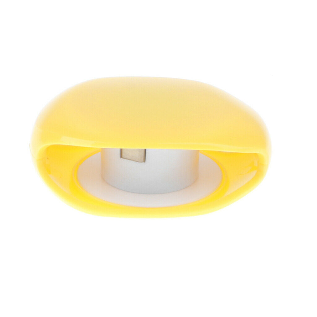 2X Earphone Cable Cord Organizer Retractable Wire Winder Holder Tool yellow