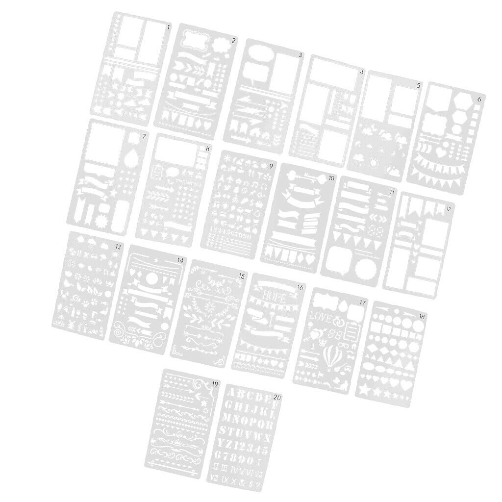 20x drawing stencils stencil painting plastic stencils painting stencils