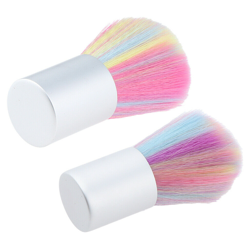 2pcs Nylon Hair Cutting Brush Neck Duster Barbers Hairdressing Cleaning Tool