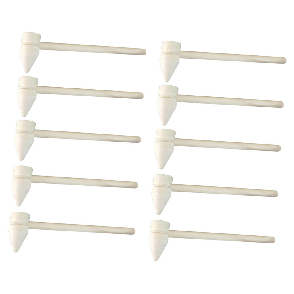 10 pieces mini natural wooden mallets wooden hammers for DIY jewelry making
