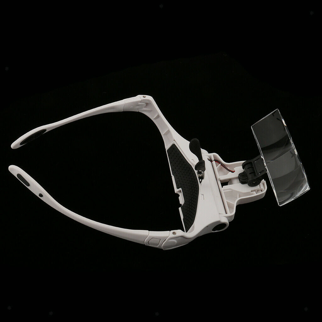 Magnifying Glasses 1.0X, 1.5X, 2.0X, 2.5X, 3.5X Hands-free LED With Headband