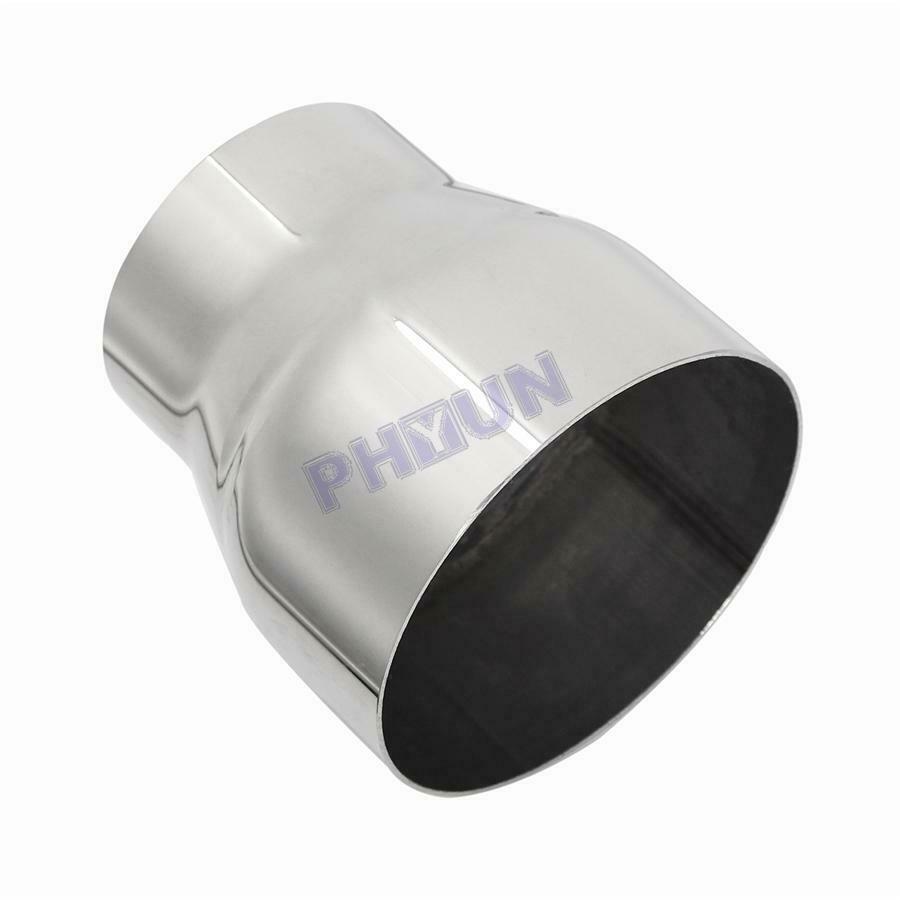 3" ID to 4" OD Car Exhaust Pipe Adapter Connector Premium Chrome Stainless Steel