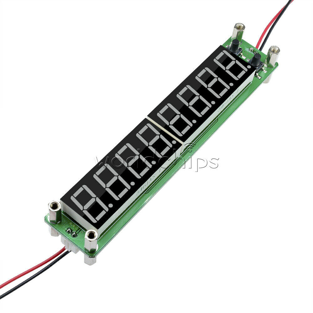 8-Bit Digital Green LED RF Signal Frequency Counter 0.1-60MHz 20MHz~2.4GHz