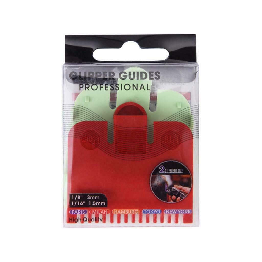 2x Universal Salon Barber Shaving Clipper Shaver Replacement Guide Combs Set