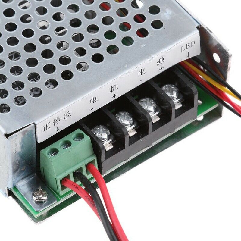 2X(DC 10-50V 40A DC Motor Regulator PWM Motor Speed Controller CW CCW ReverX6P9)