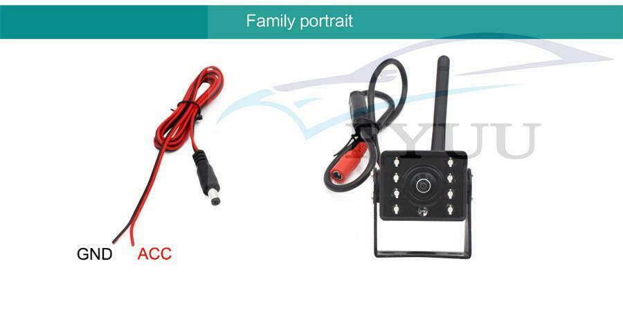 Wireless WIFI Reversing Rear View Camera Bus Trailer Truck RV Camper shockproof