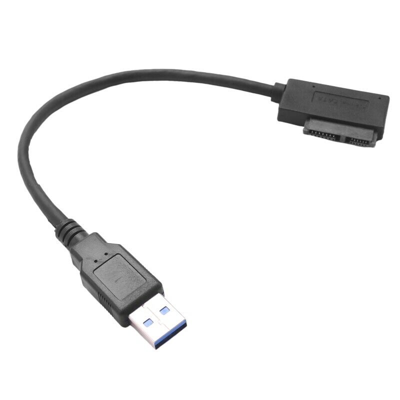 USB 3.0 to 7+6 13Pin Slimline SATA Laptop CD/DVD ROM Optical Drive Adapter CabS1