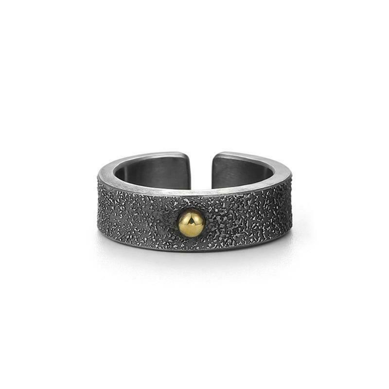 Simple Moon Sun Couple Rings for Lover's Fashionable Wedding Anniversary Gift