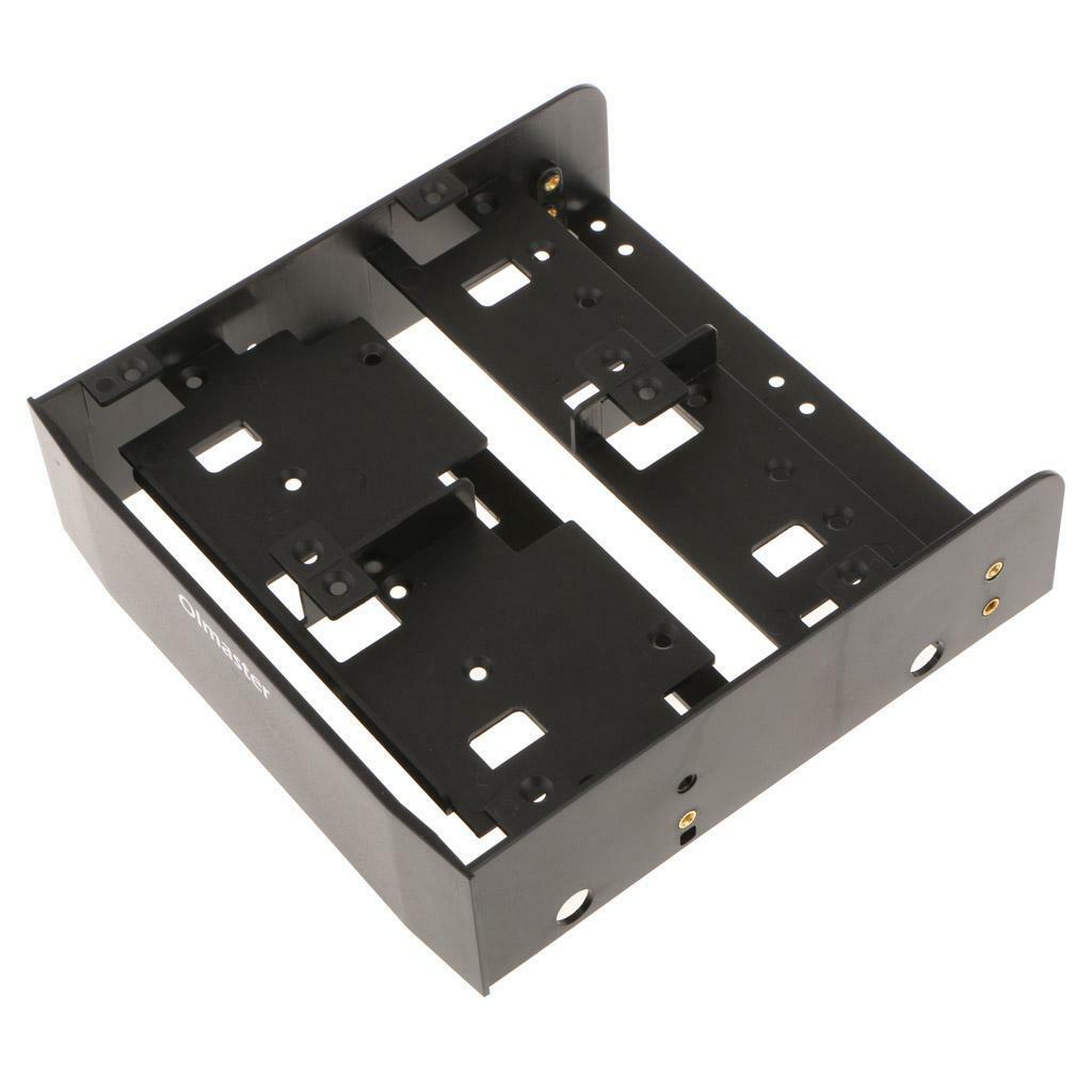 5.25" to 3.5" SSD HDD Bay Mounting Adapter Kit Bracket Hard Drive Holder New