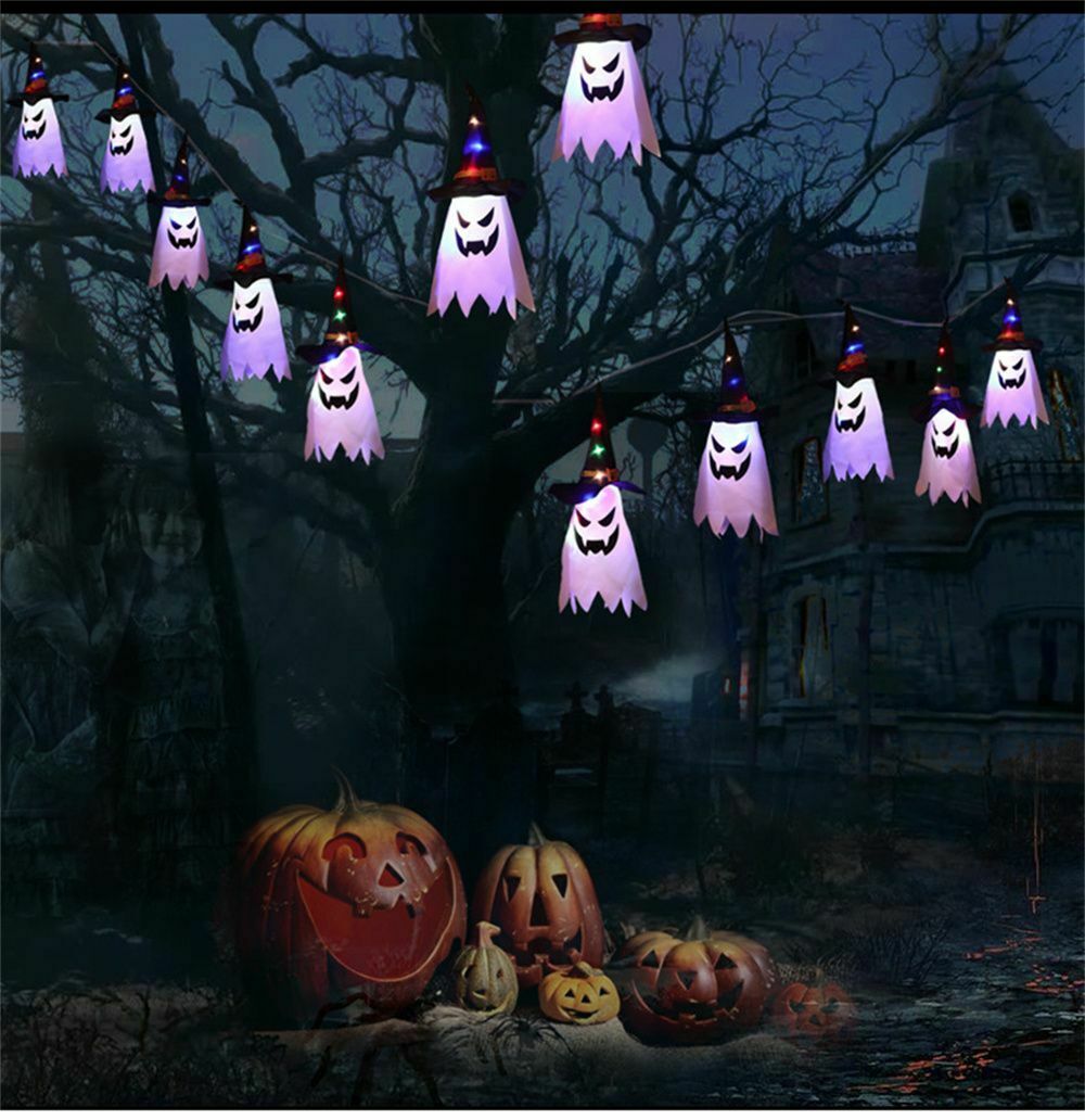 Grimace Halloween Decorations Halloween Lights Fairy Lights Ghost Led Light
