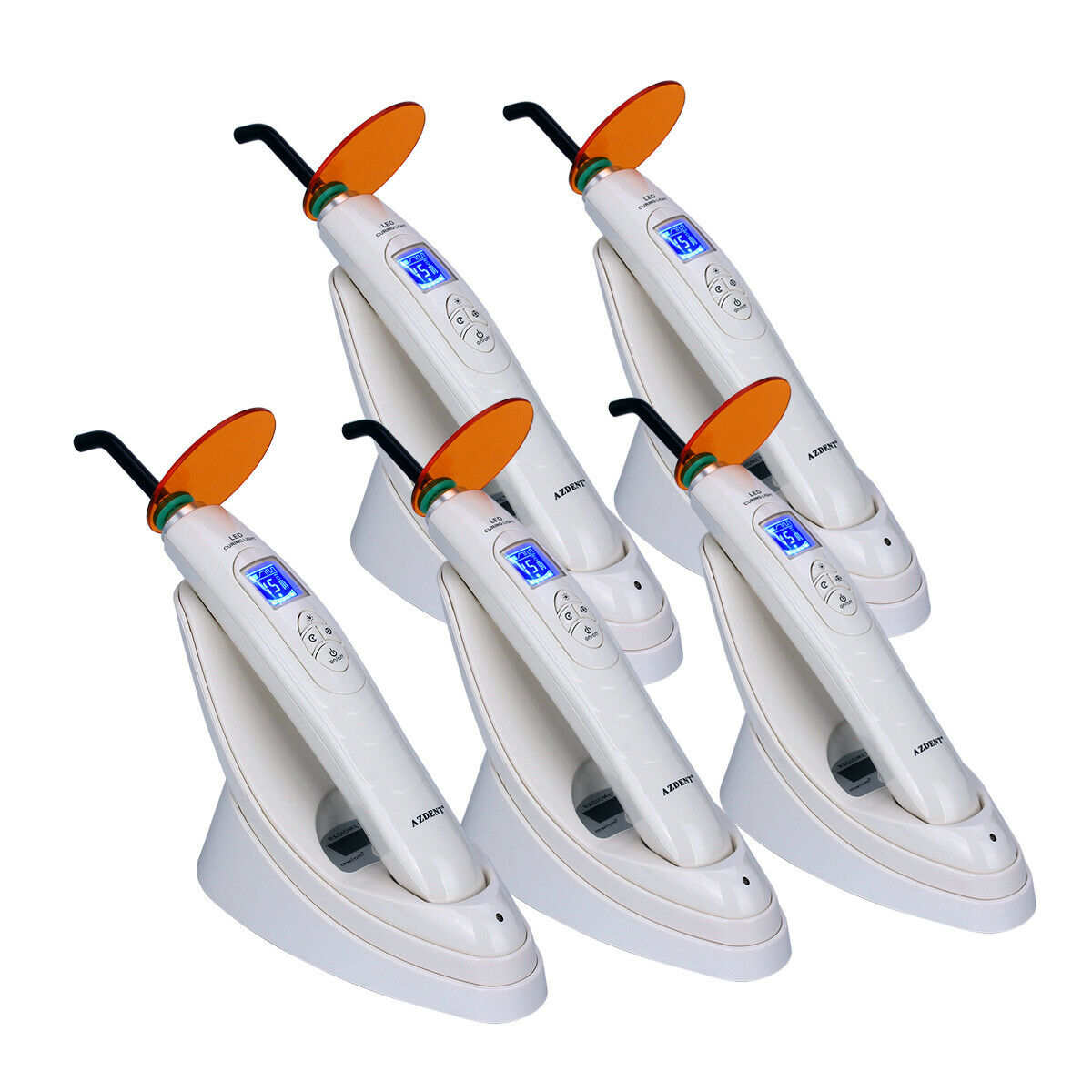 5X Dental Wireless Light Meter Lamp LED Curing Light AZDENT AZ688-2 2000mw/cm²