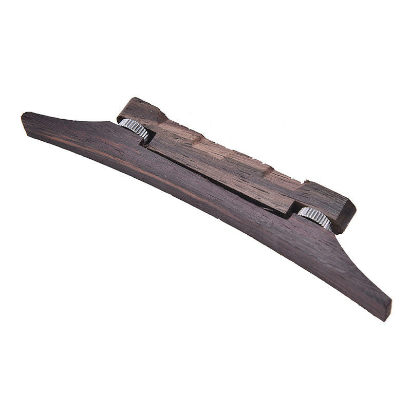 Durable Rosewood Guitar Bridge Mandolin Bridge For Guitar Bass Adjustable AU FG