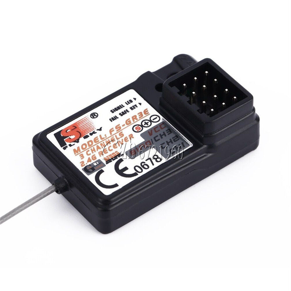 Flysky FS-GR3E Upgraded AFHDS 2.4G 3CH Receiver for GT3B GT2 GT3C Car Boat RC284