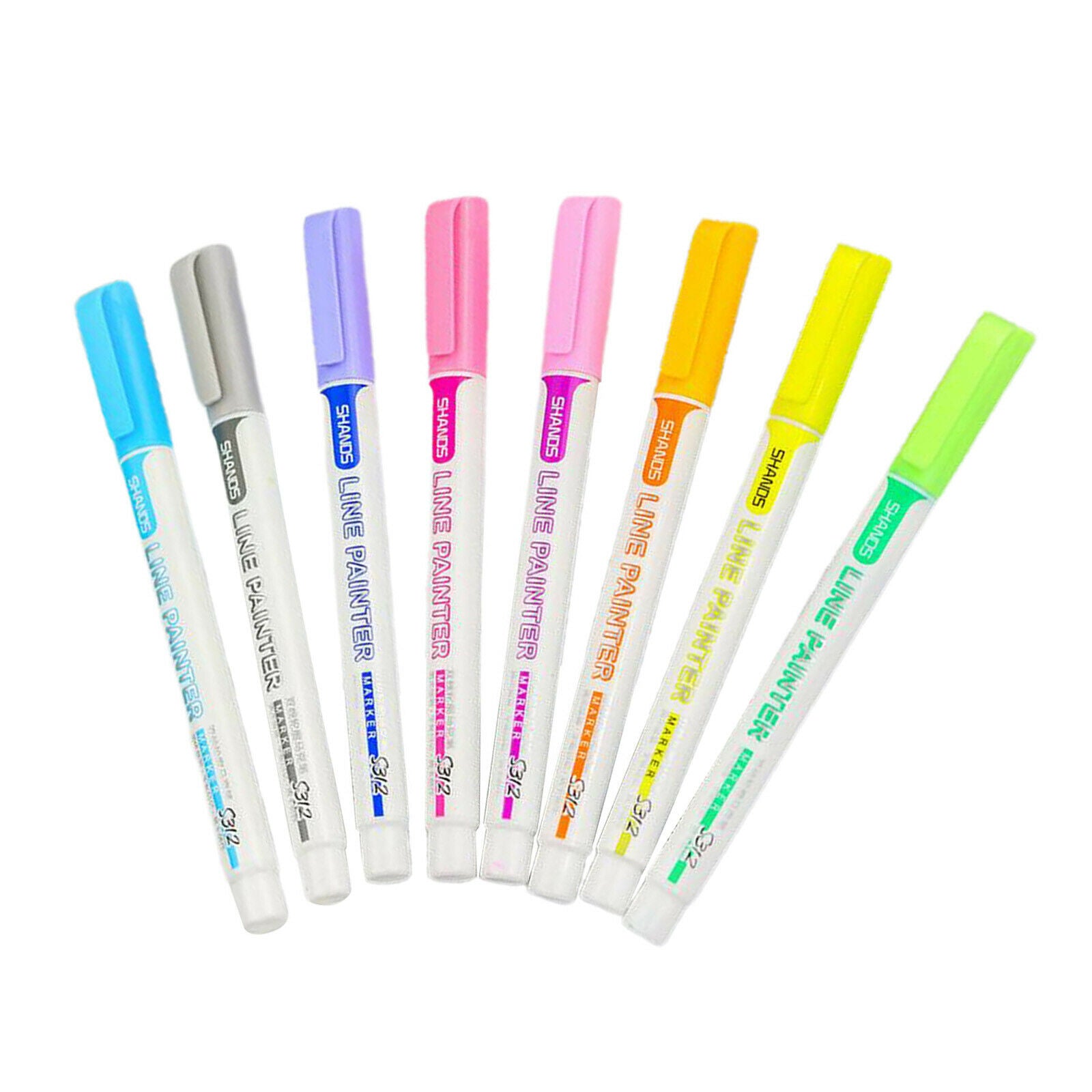 8Color Drawing Double Line Outline Pen Glitter Marker Pen for Kids School Gifts