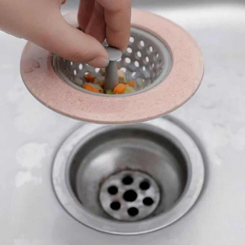 1Pc Kitchen Bathroom Sink Plug Drain Hair Strainer Stopper Basin Bathtub .l8