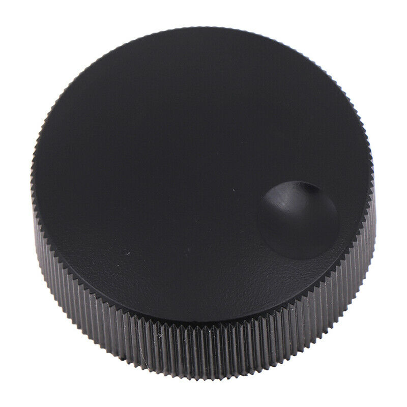 32.5x13mm Volume Control Black Plastic Knob for 6mm Potentiometer NL