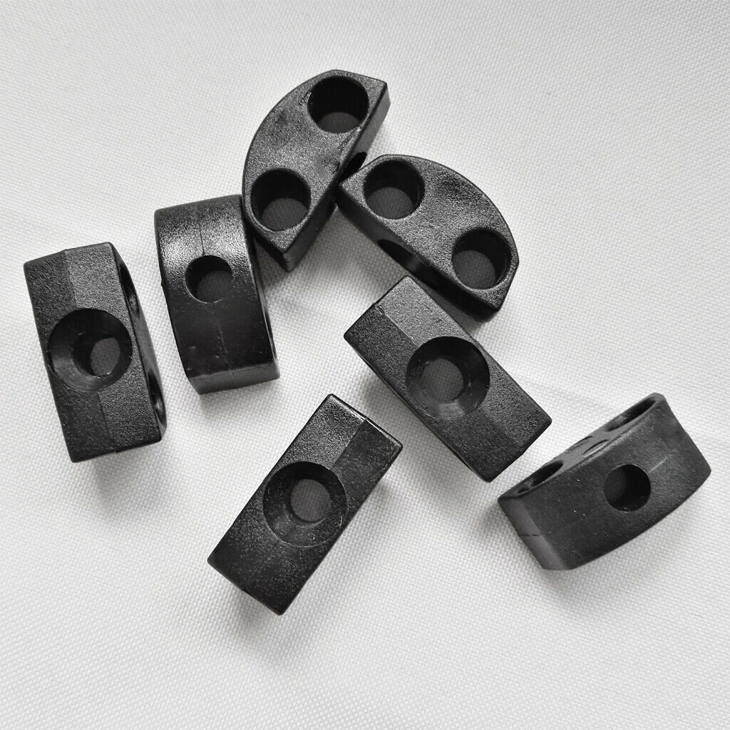 Kayak Eyelet Kit: 15 Pieces Of Nylon Kayak Deck Rope Cord Attachment Assembly