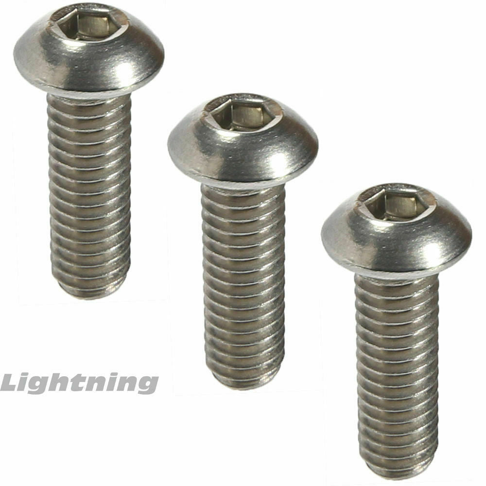 100pcs *20 Stainless Steel 304 Allen Key Socket Button Head Machine Screws
