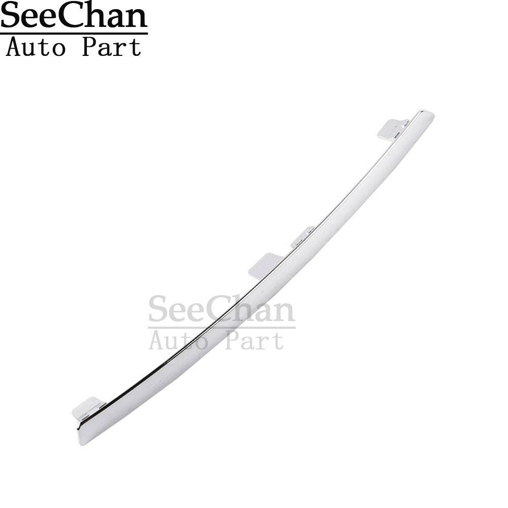 Fit AUDI Q7 Left Front Bumper Lower Grille Spoiler Trim Chrome Decoration 10-15