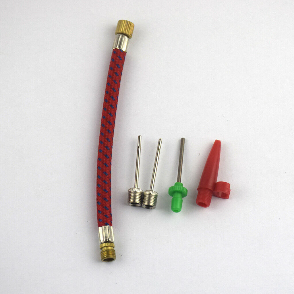 5 Packs Tire Valve Adapter Bicycle Air Pump Accessories With Ball Needle