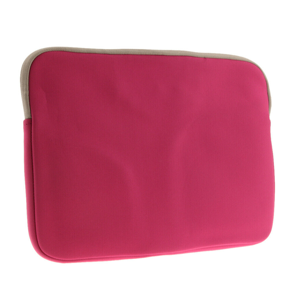 Sleeve Case Notebook Carry Bag Zipper Tablet Pouch for Macbook 13" Pink