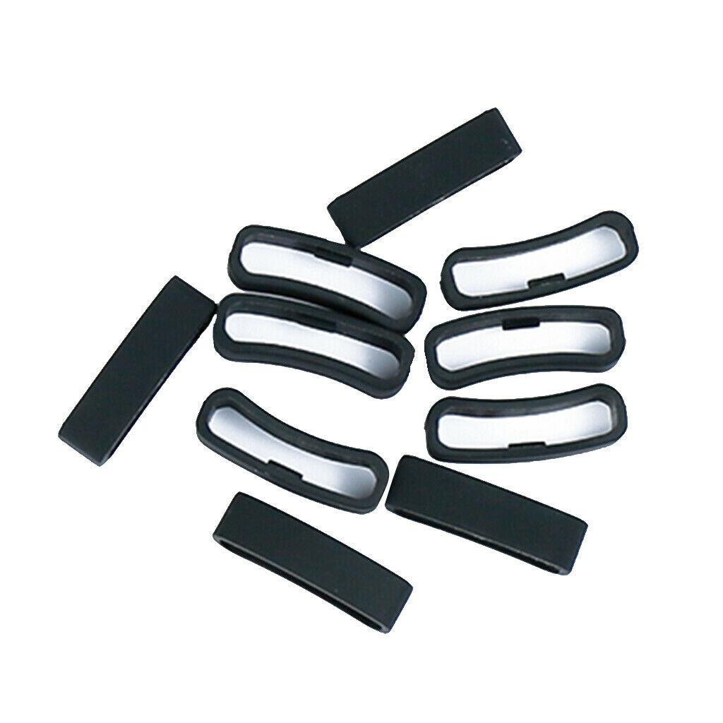 10pcs Fastener Ring for Sunnto Core Watch Strap Security Holder Keeper Black