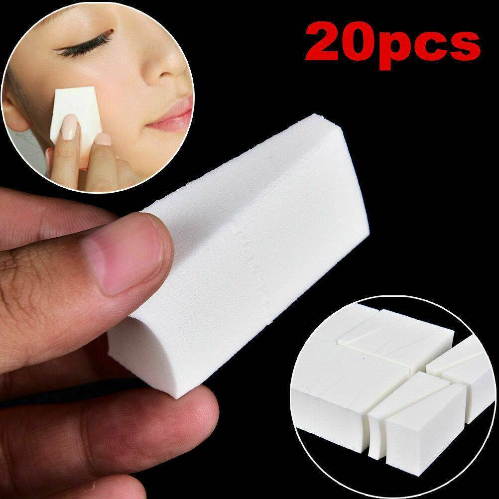 Wholesale 20Pcs/Pack Soft White Makeup Blender Blending Foundation Sponge Puff ~