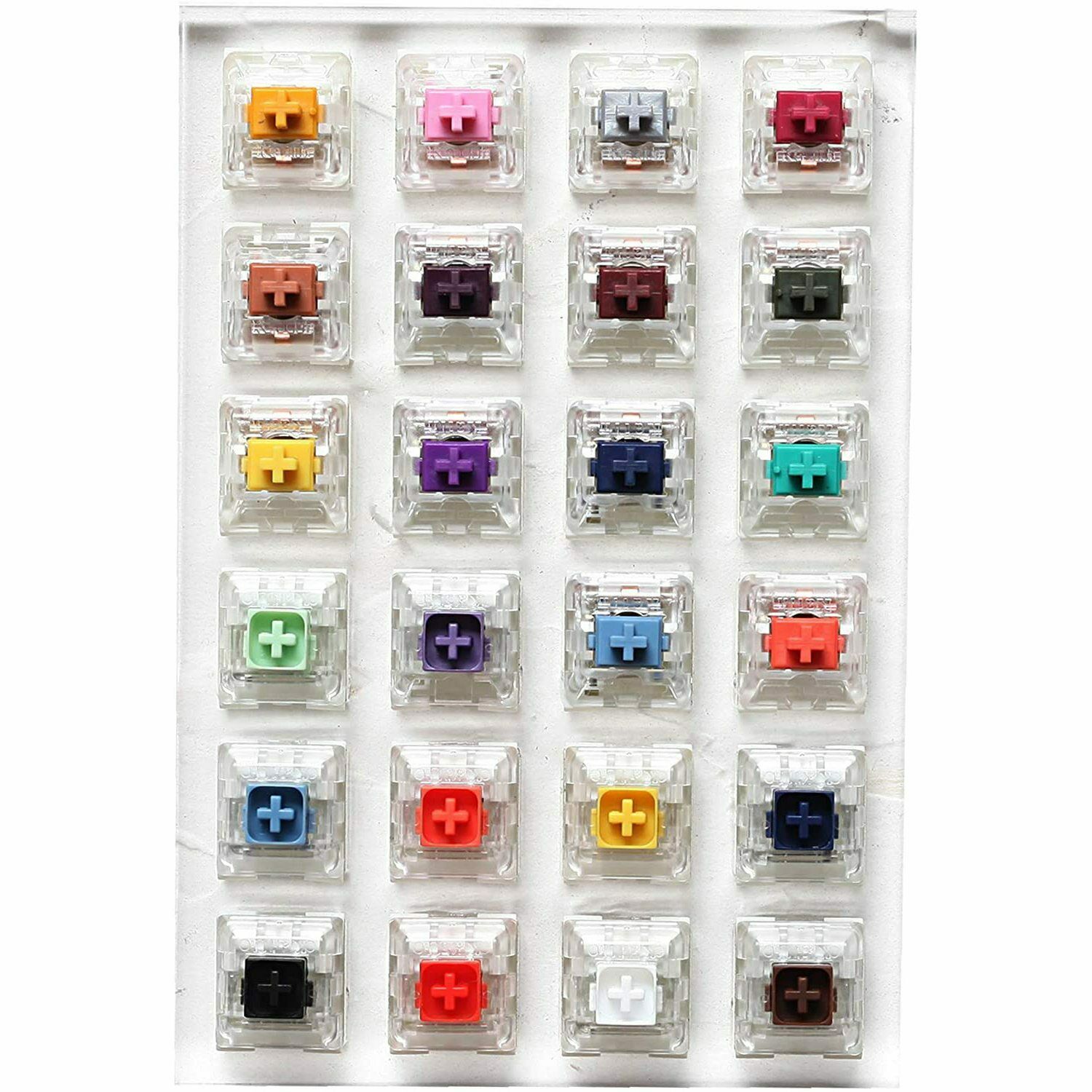 24 Key Acrylic Switch Tester for Cherry Mx Switches for Gateron Zealio for KaiN2