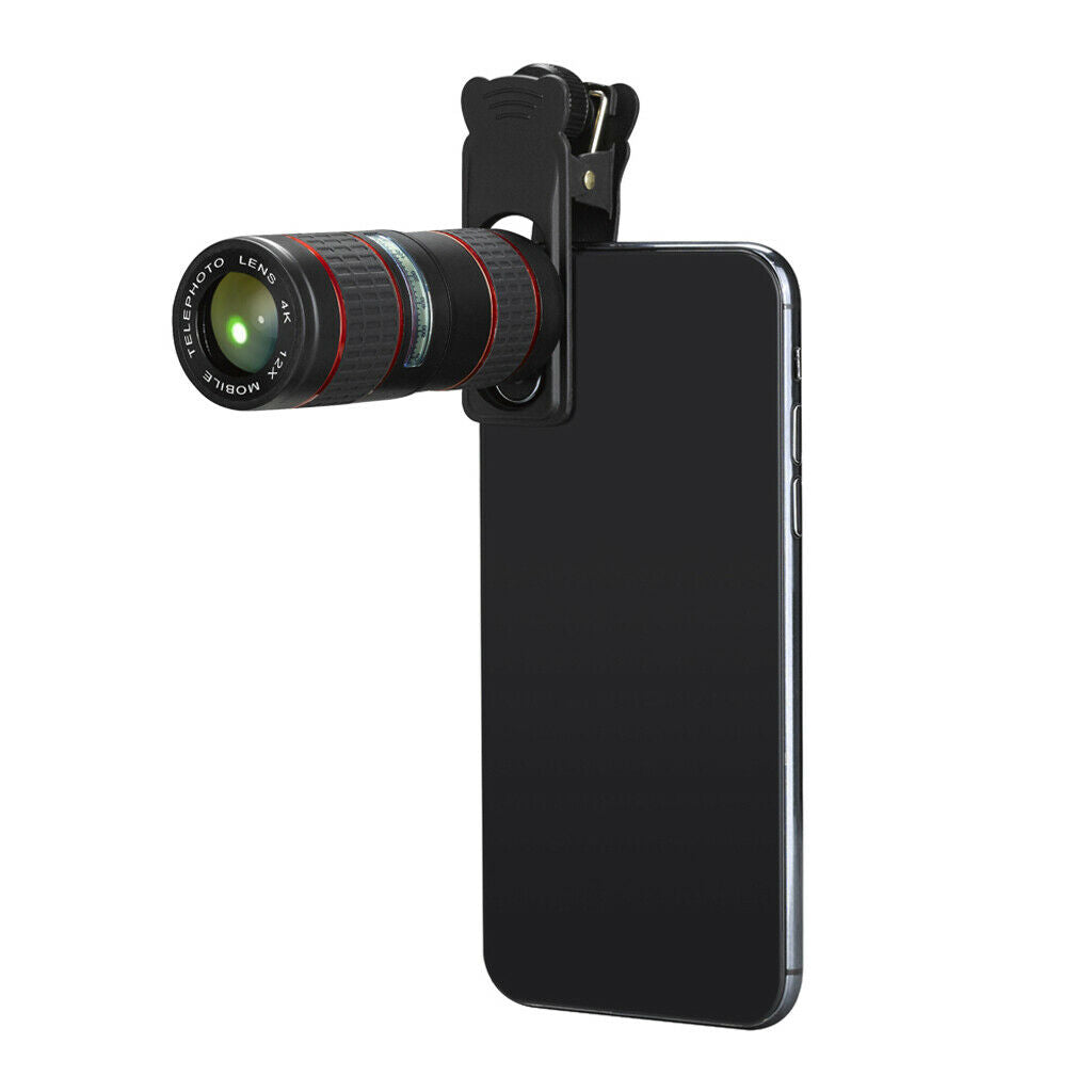 12x Optical  Lens Telescope Telephoto Clip On For Mobile Cell Phone