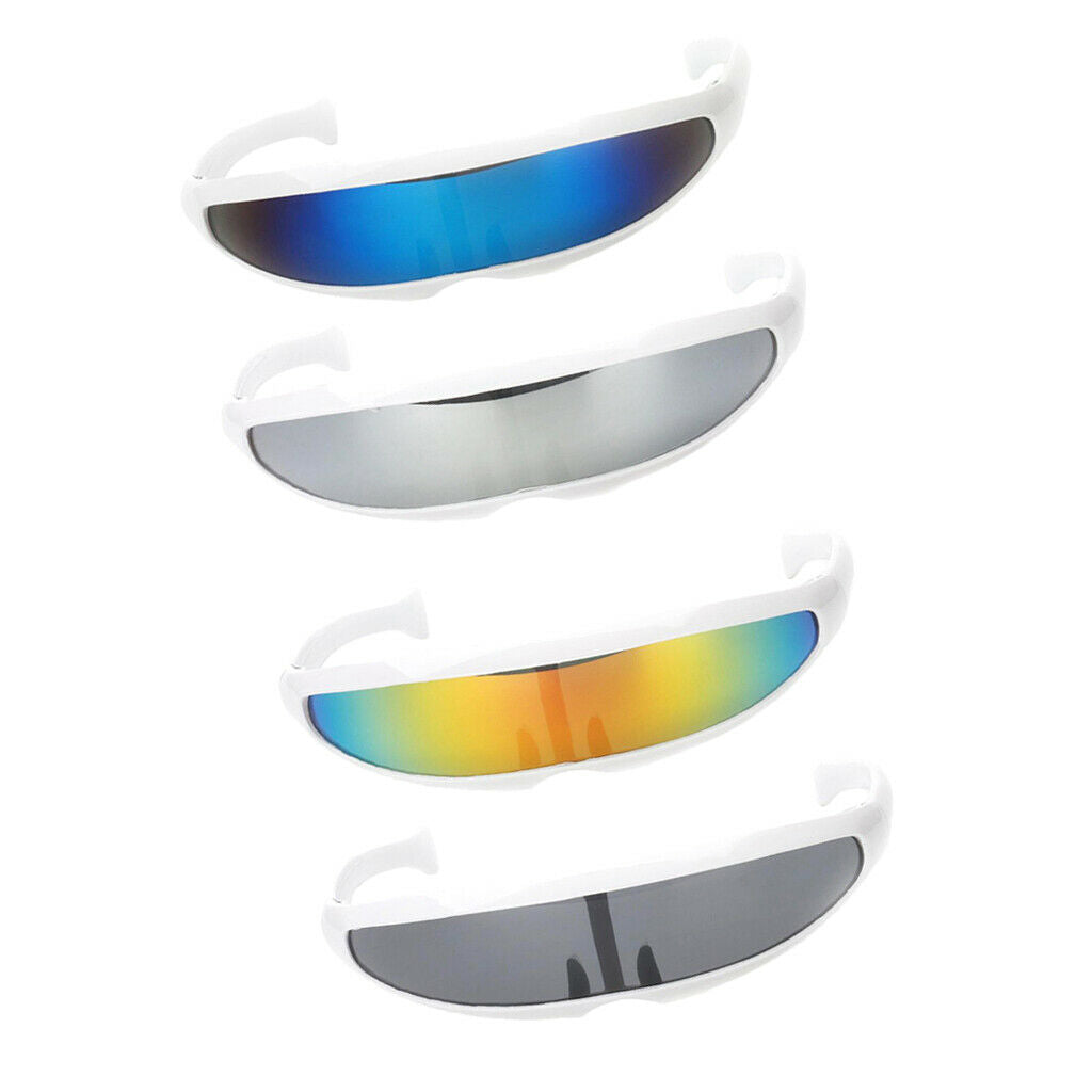 4pcs Space Robot Alien Eyewear Future  Sunglasses