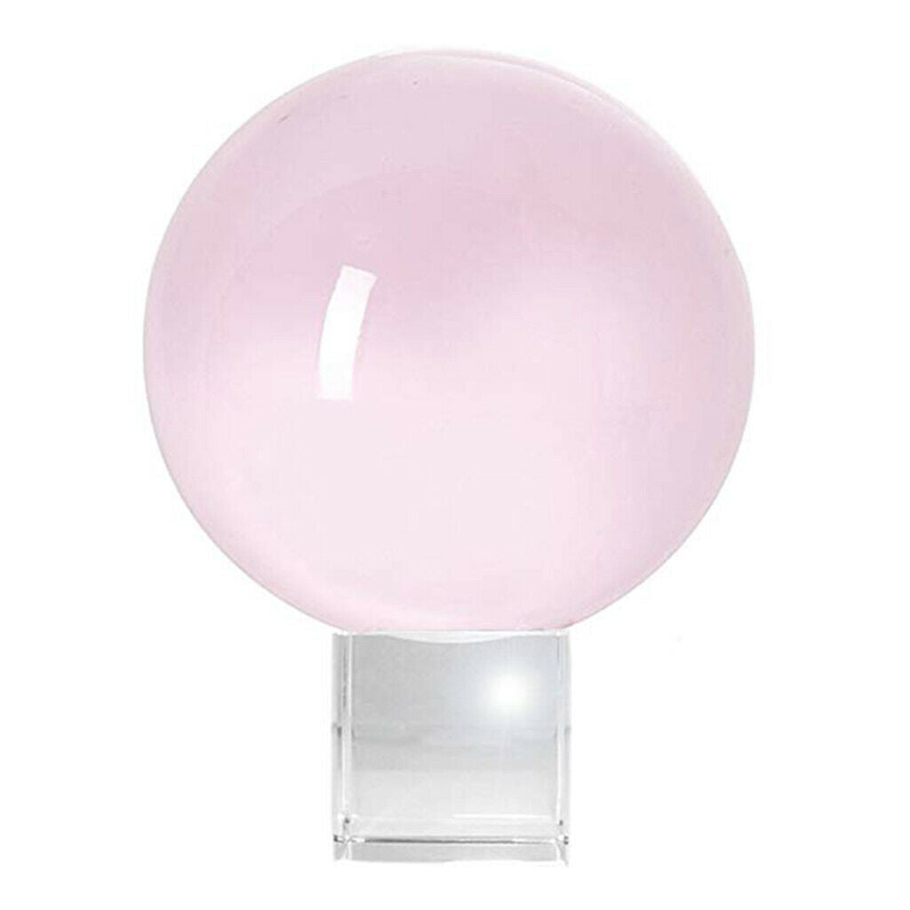 Clear Trapezoid Crystal Ball Stand, Small (For 1.57 inch - 2.36 inch Ball)