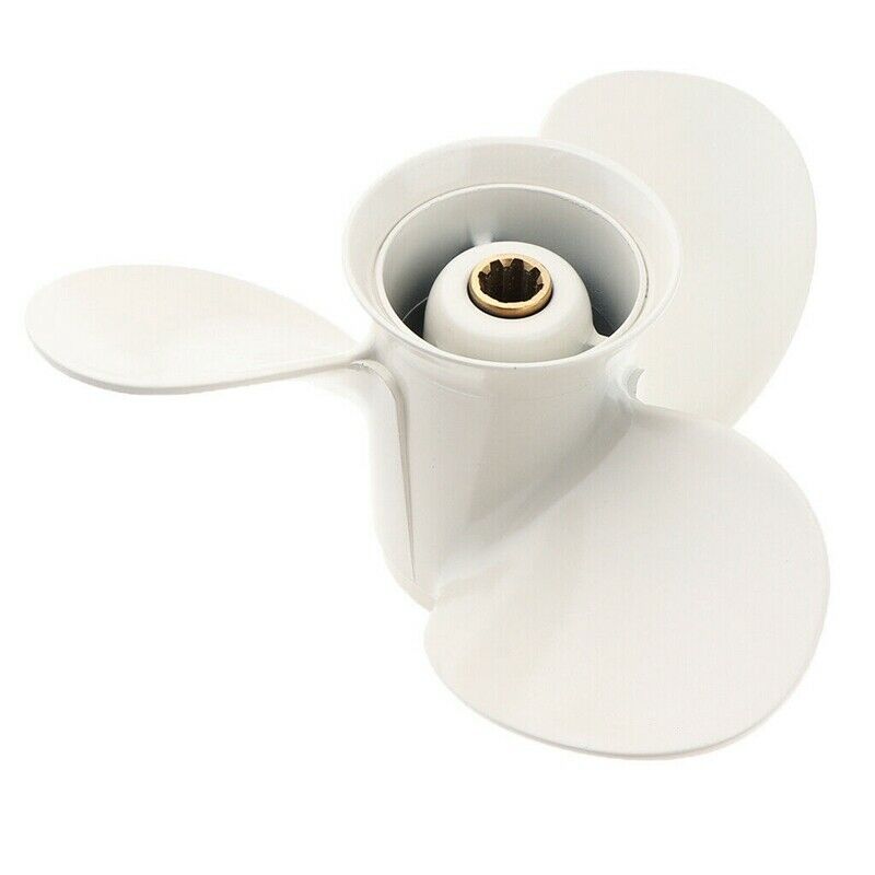 9 1/4 x 10-J1 Aluminum Alloy 3 Blade Outboard Motor Propeller for Yamaha 9.9-1R2