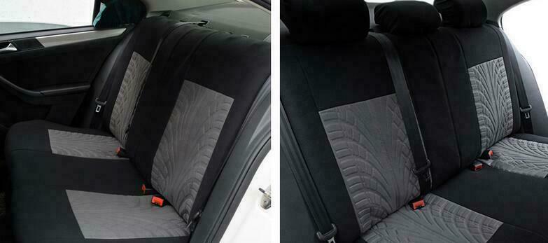 9PCS Classic Washable Embroidery Auto Car Seat Cover Cushion Full Set Front+Rear