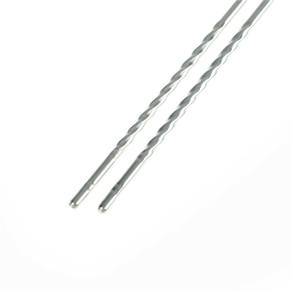1 Pair Stainless Steel Chopsticks Chinese Reusable Non-Slip Sushi Chop Sti.l8