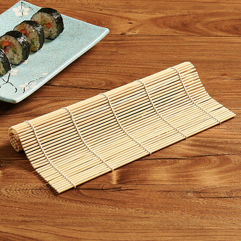 Heavy Duty Bamboo Sushi Mat Rice Roller Rolling Maker Tool Supplies Kitchen BDA