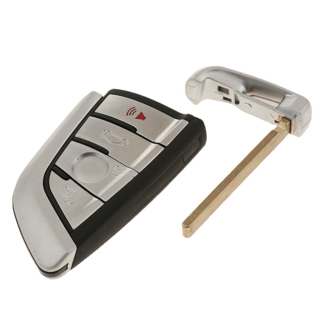Blade Style Shell Smart Remote Key Case Fob 4 Button for BMW X5/X6