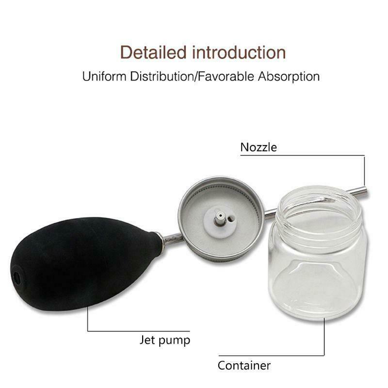 Hair Building Fibers Spray Applicator Atomizer Silicone Airbag Hair Restorer Kit