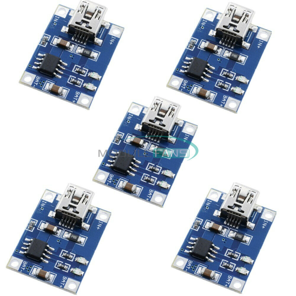 5PCS Mini USB 5V 1A Lithium Battery Charging Board 18650 Charger Module